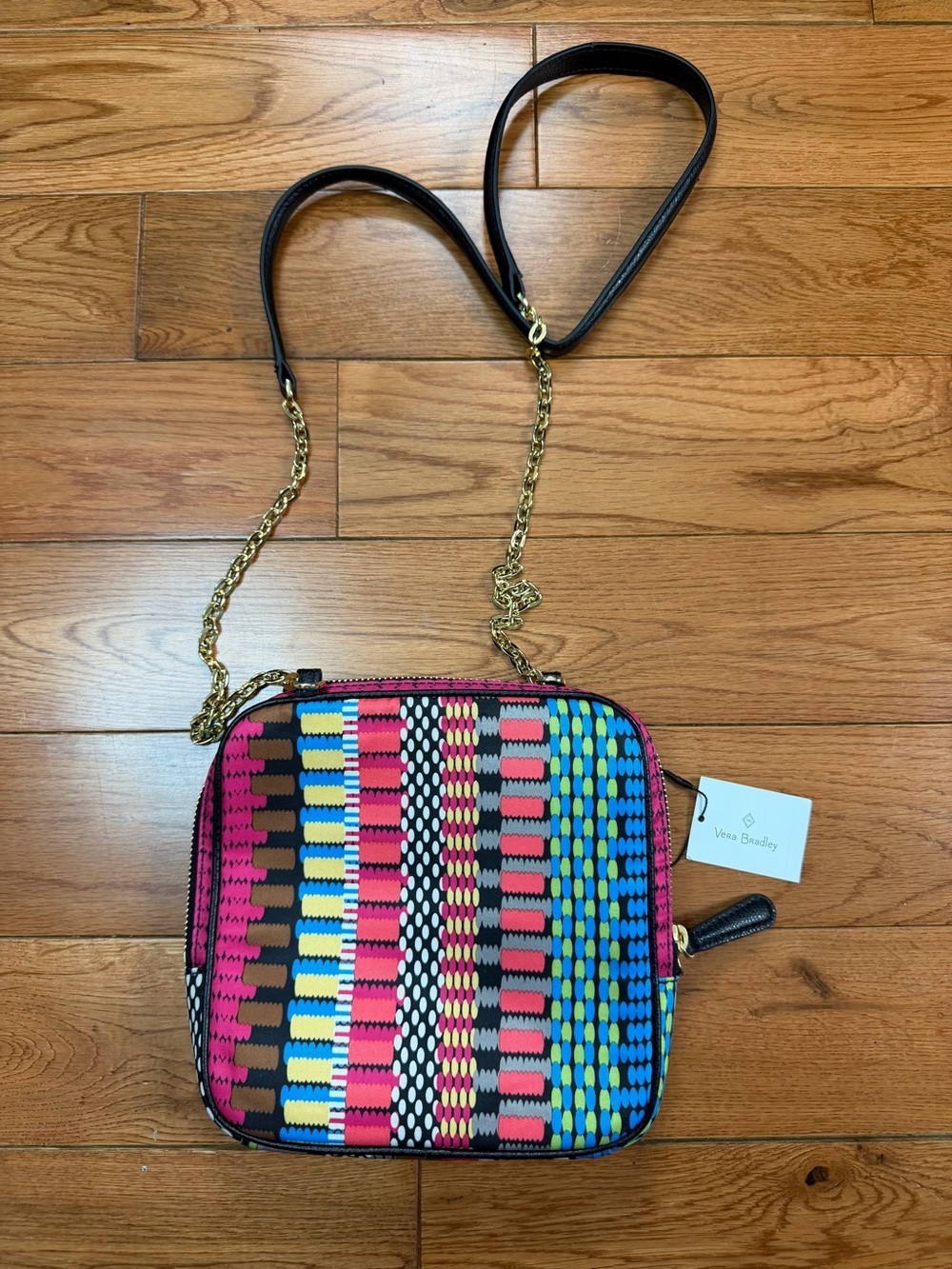 Vera Bradley Elena Crossbody Cha-Cha Pattern Bag NWT